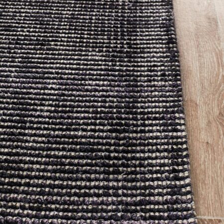 Scandi Black Rug - The Flooring Guys