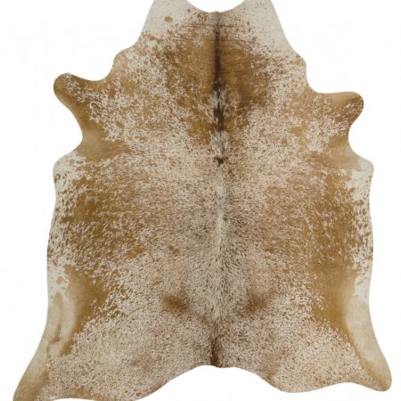 Rug Culture Exquisite Natural Cow Hide Salt & Pepper Brown Shape Rug