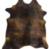 COWHIDE-NAT-DKBRIN Cowhide Brown Rug - The Flooring Guys