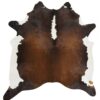 COWHIDE-NAT-CHOC Cowhide Chocolate Brown Rug - The Flooring Guys