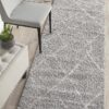 SAF-44-SIL-RU Shag Silver Rug - The Flooring Guys