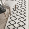 SAF-11-WHT-RU Shag White Rug - The Flooring Guys