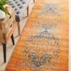 RAD-400-RUST-RU Contemporary Multi Rug - The Flooring Guys