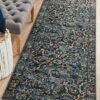 OXF-436-NAV-RU Traditional Navy Rug - The Flooring Guys