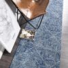 OAS-457-NAVY-RU Modern Navy Rug - The Flooring Guys