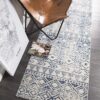 OAS-456-BLUE-RU Modern Blue Rug - The Flooring Guys