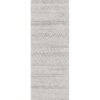 Rug Culture Nadia Grey Rustic Tribal Runner Rug