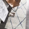 OAS-452-BLUE-RU Modern Blue Rug - The Flooring Guys
