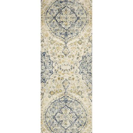 Rug Culture Museum Tyler Sky Blue Runner Rug