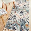 MKS-444-BLU-RU Contemporary Multi Rug - The Flooring Guys
