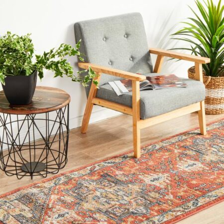 Rug Culture Legacy 850 Terracotta Runner Rug