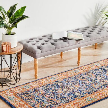 Rug Culture Splash Multi Transitional Runner Rug