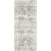 Dream White Silver Transitional Runner Rug