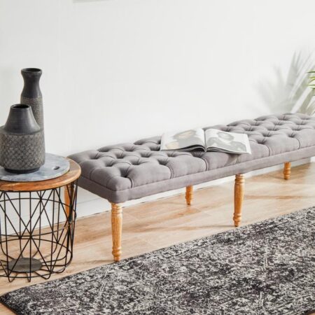 Rug Culture Scape Charcoal Transitional Runner Rug