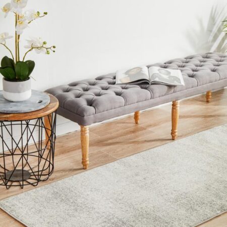 Rug Culture Shine Silver Transitional Runner Rug