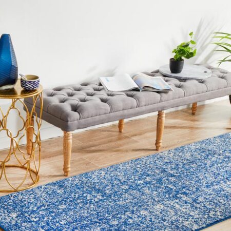 Rug Culture Oasis Navy Transitional Runner Rug