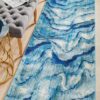 DRM-862-INDI-RU Modern Blue Rug - The Flooring Guys