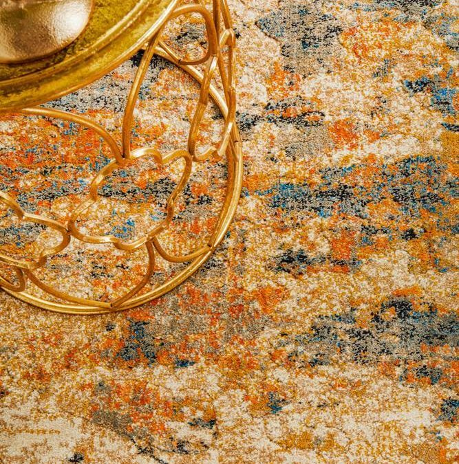 Rug Culture Tribute Modern Rust Runner Rug - The Flooring Guys