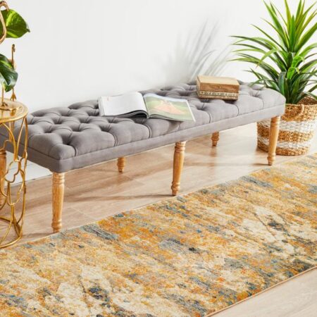 Rug Culture Tribute Modern Rust Runner Rug