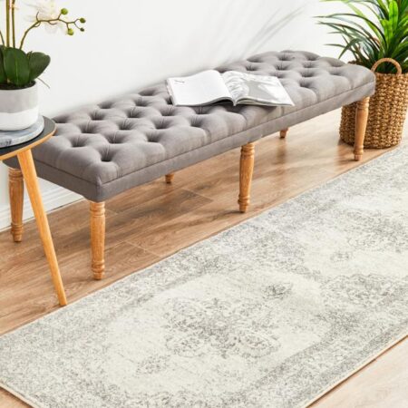 Rug Culture Century 977 Silver Runner Rug