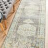 CEN-944-GREY-RU Contemporary Blue Rug - The Flooring Guys