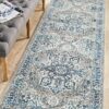 BLN-207-BLUE-RU Modern Blue Rug - The Flooring Guys