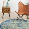 RAD-411-ROYL-RO Contemporary Blue Rug - The Flooring Guys