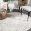 OAS-456-GREY-RO Modern Grey Rug - The Flooring Guys