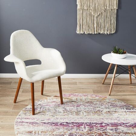 MUS-865-FUS-RO Modern Red Rug - The Flooring Guys