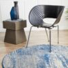 MIR-355-BLU-RO Modern Blue Rug - The Flooring Guys