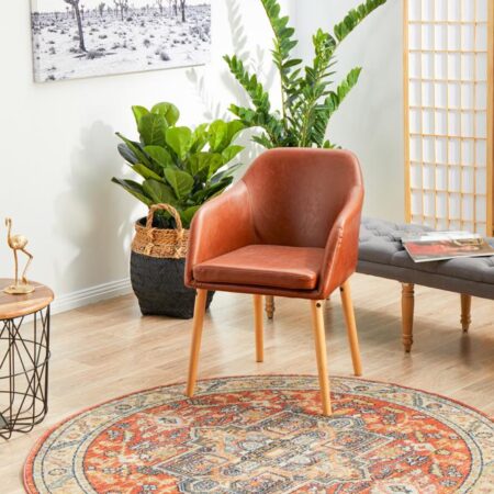 Rug Culture Legacy 850 Terracotta Round Rug