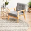 EVO-257-SIL-RO Modern Silver Rug - The Flooring Guys