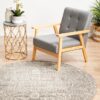 EVO-256-GREY-RO Modern Grey Rug - The Flooring Guys