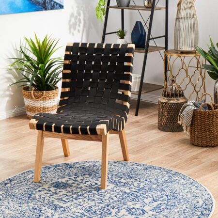 Rug Culture Frost Blue Transitional Round Rug