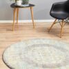 CEN-944-GREY-RO Contemporary Blue Rug - The Flooring Guys