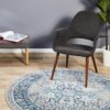 BLN-207-BLUE-RO Modern Blue Rug - The Flooring Guys