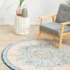 AVE-706-FLAM-RU Modern Blue Rug - The Flooring Guys