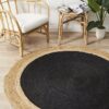 ATR-POLO-BLA-RO Contemporary Black Rug - The Flooring Guys