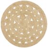 Rug Culture Natural DaisyJute Round Rug