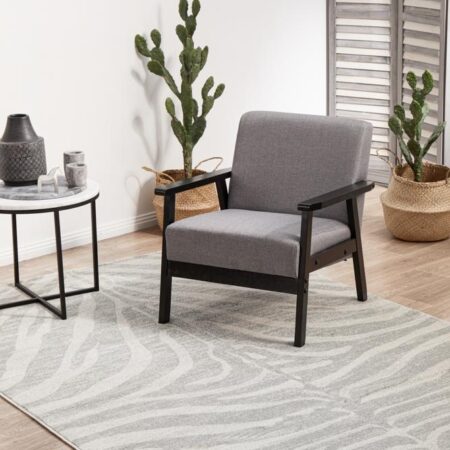 Rug Culture Chrome Savannah Silver Rectangle Rug