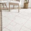 SAF-44-PNK Shag Pink Rug - The Flooring Guys