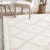 SAF-33-PNK Shag Pink Rug - The Flooring Guys