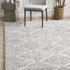 SAF-11-SIL Shag Silver Rug - The Flooring Guys