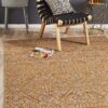 REL-120-RUST Transitional Rust Rug - The Flooring Guys