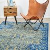 RAD-411-ROYL Contemporary Blue Rug - The Flooring Guys