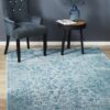 OPU-111-BLUE Contemporary Blue Rug - The Flooring Guys