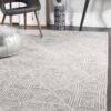 OAS-457-SIL Modern Silver Rug - The Flooring Guys