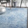 OAS-457-NAVY Modern Navy Rug - The Flooring Guys