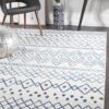 OAS-453-WBLU Modern Multi Rug - The Flooring Guys