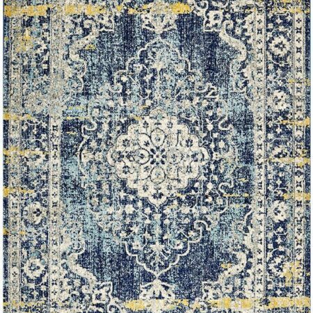 Rug Culture Museum Wilson Navy Rectangle Rug